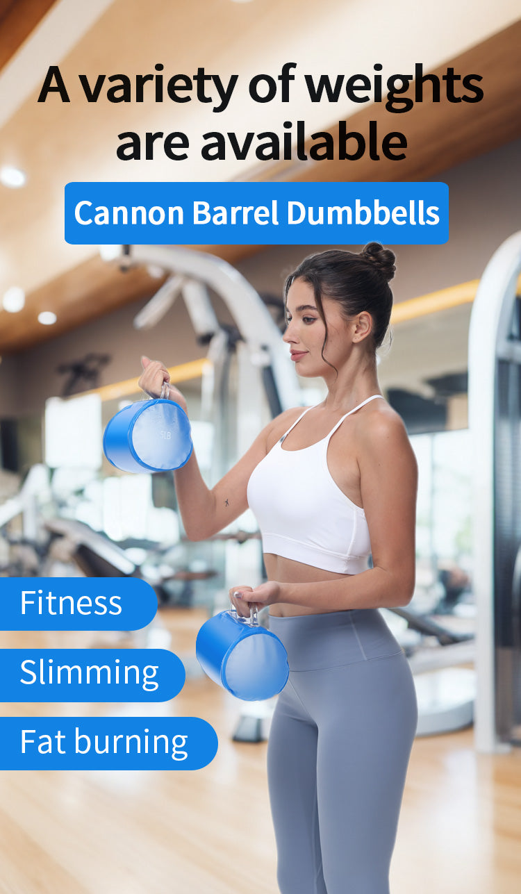 Deiris 4lb/10lb Water Filled Dumbbell Travel Training Water Weights Adjustable Yoga Fitness Portable Foldable Water Dumbbell