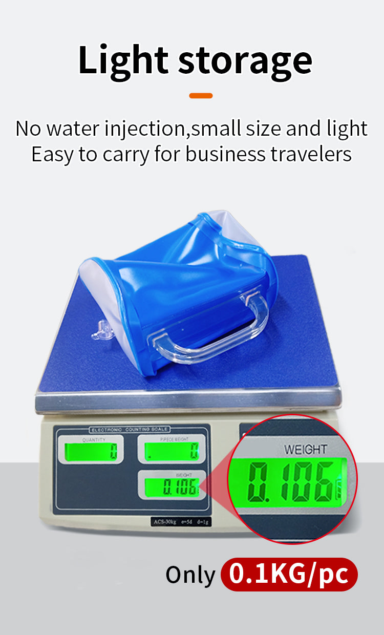 Deiris 4lb/10lb Water Filled Dumbbell Travel Training Water Weights Adjustable Yoga Fitness Portable Foldable Water Dumbbell