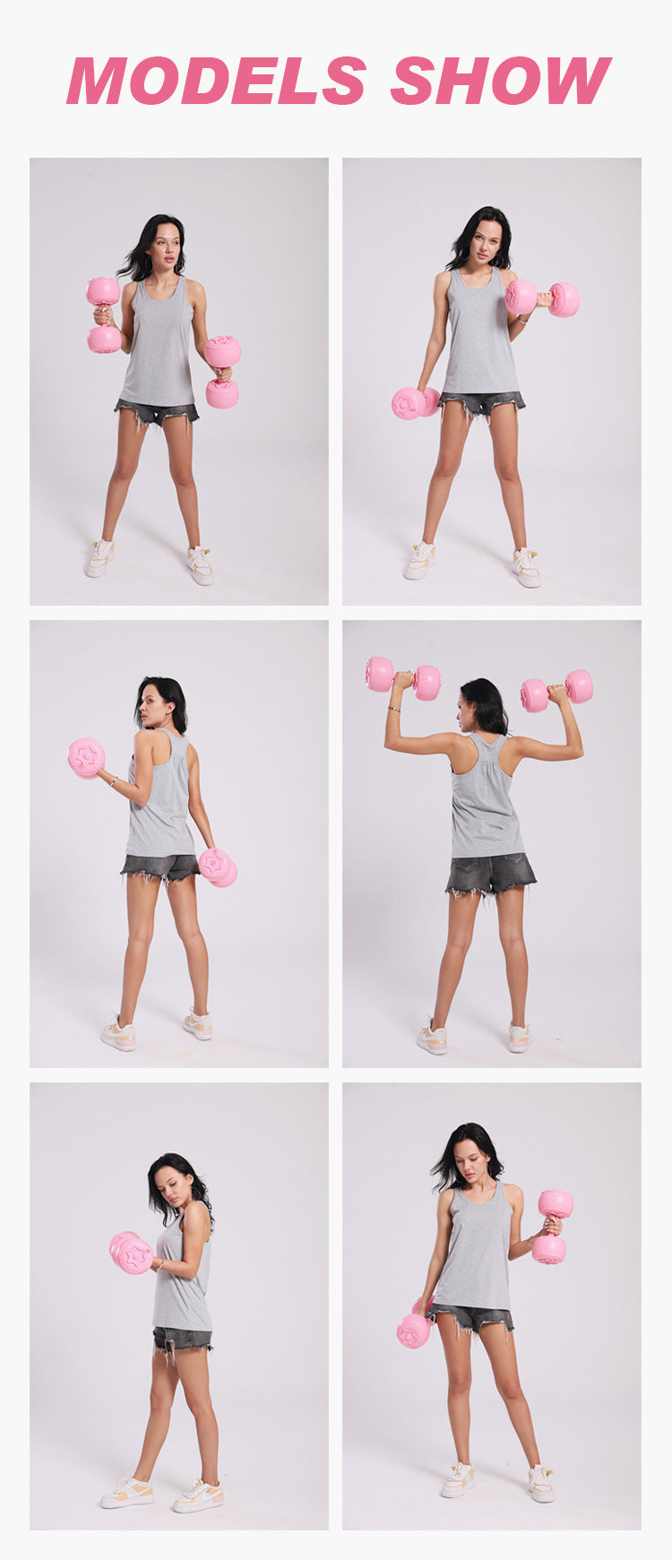Deiris Women Dumbbells Adjustable 5-6 kg Water-filled Dumbbell Set Gym Home Exercise Lifting Equipment For Bodybuilding