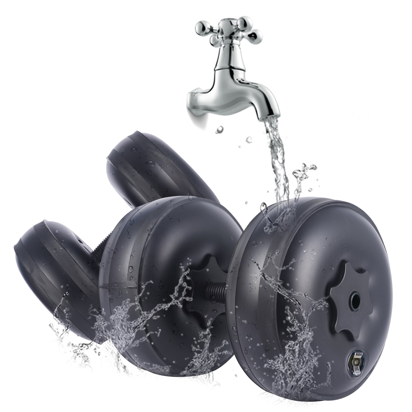 Deiris PVC Water-filled Dumbbell 8-10kg Adjustable Weight Use Home Gym Portable Adjustable Equipment Dumbbell Sets