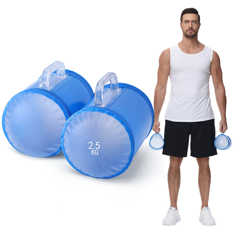 4lbs/10lbs 2kg/5kg,Portable Fitness Dumbbell Pairs,Yoga Exercise, Travel Training,Adjustable Weights,Water Dumbbell