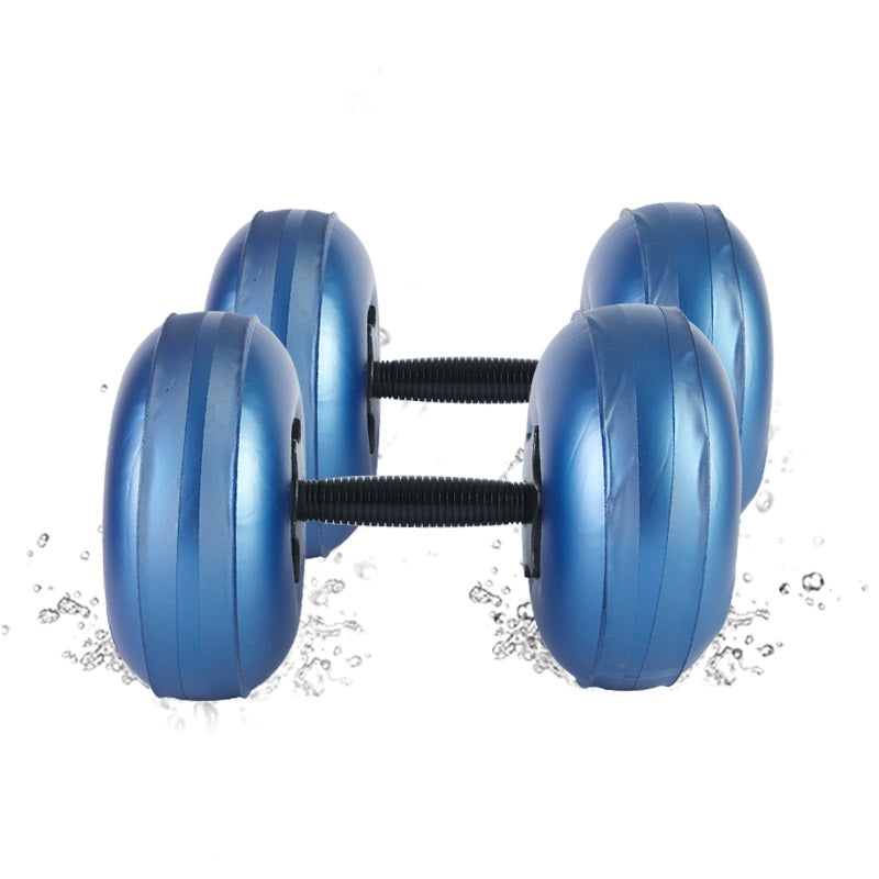 Deiris PVC Water-filled Dumbbell 8-10kg Adjustable Weight Use Home Gym Portable Adjustable Equipment Dumbbell Sets