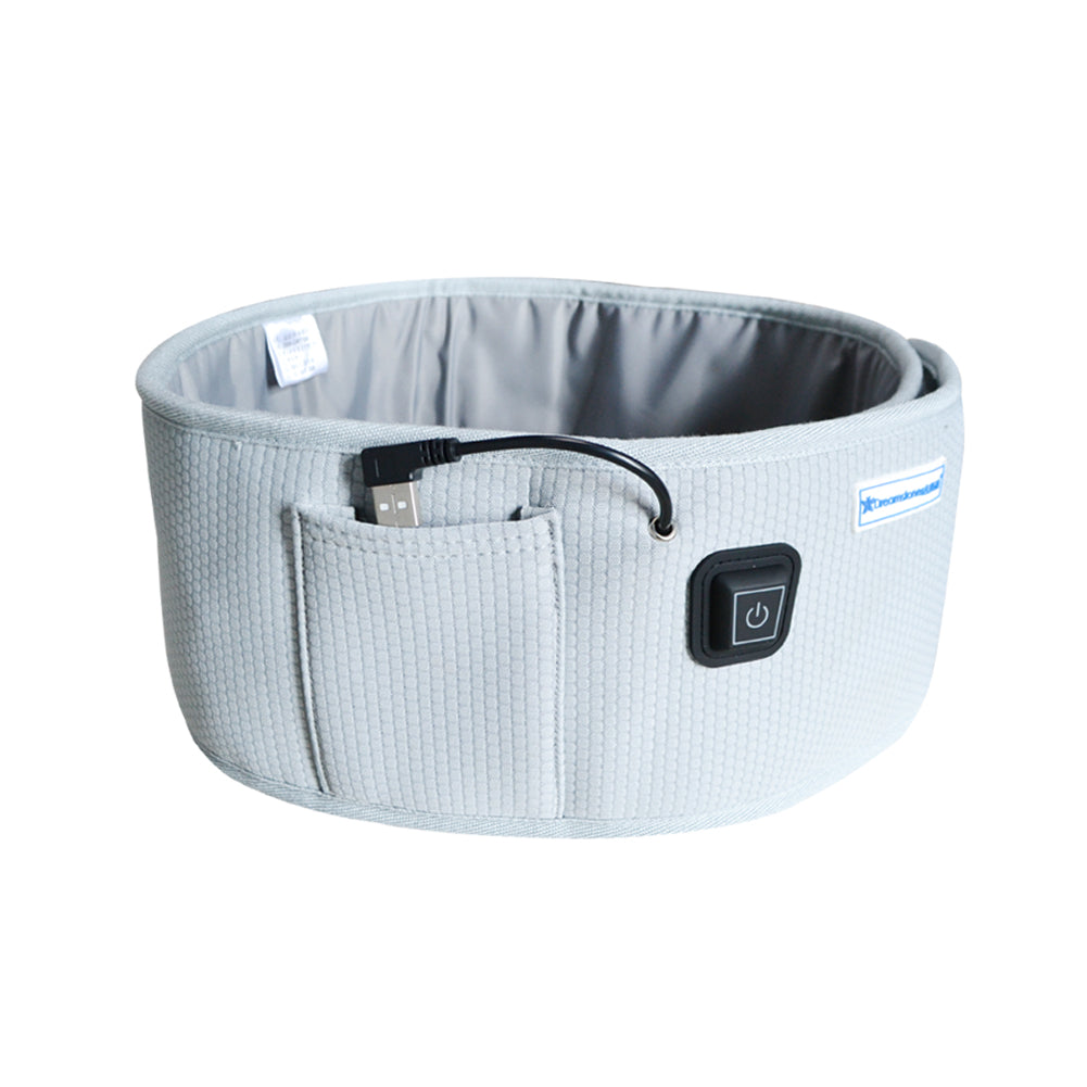 5V USB Electric Heating Waist Belt Adjustable Lumbar Heating Belly Warmer Waist
