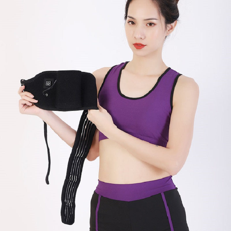 5V USB Electric Heating Waist Belt Adjustable Lumbar Heating Belly Warmer Waist Intelligent Temperature Control Belt To Prevent Cold Warm Stomach