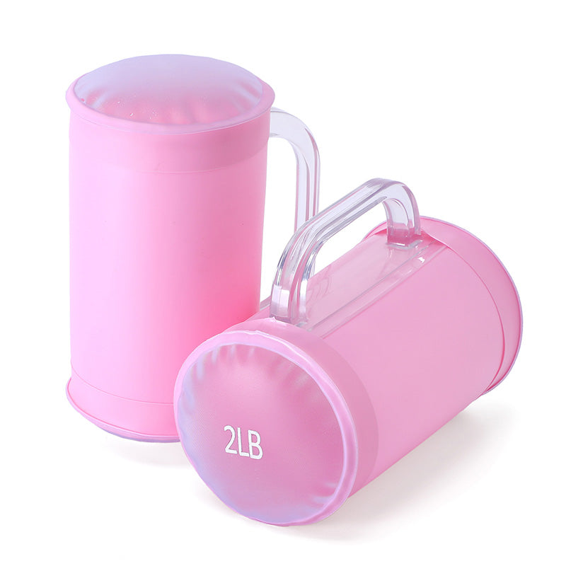 4lbs/10lbs 2kg/5kg,Portable Fitness Dumbbell Pairs,Yoga Exercise, Travel Training,Adjustable Weights,Water Dumbbell