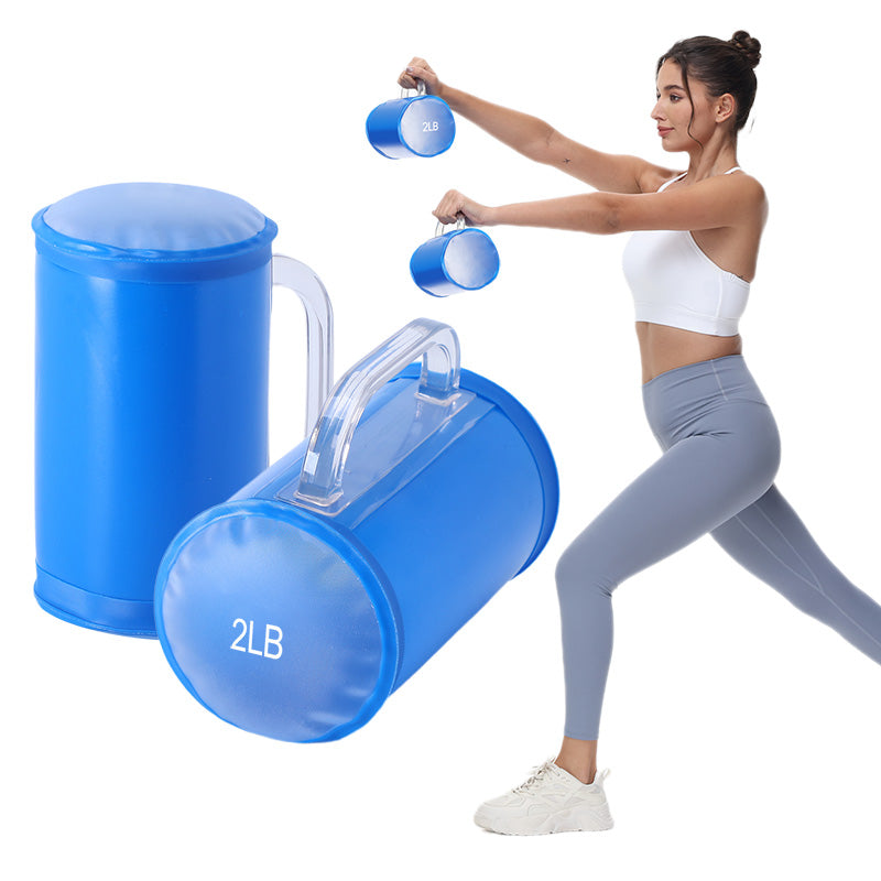 4lbs/10lbs 2kg/5kg,Portable Fitness Dumbbell Pairs,Yoga Exercise, Travel Training,Adjustable Weights,Water Dumbbell