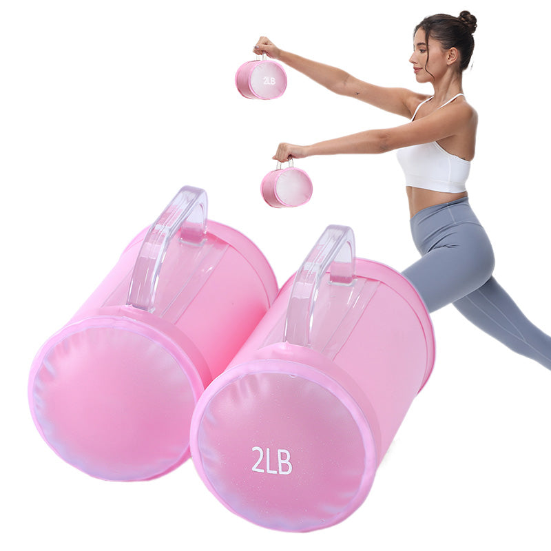 4lbs/10lbs 2kg/5kg,Portable Fitness Dumbbell Pairs,Yoga Exercise, Travel Training,Adjustable Weights,Water Dumbbell