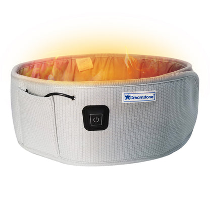 5V USB Electric Heating Waist Belt Adjustable Lumbar Heating Belly Warmer Waist
