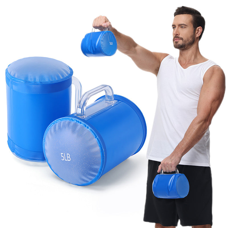 4lbs/10lbs 2kg/5kg,Portable Fitness Dumbbell Pairs,Yoga Exercise, Travel Training,Adjustable Weights,Water Dumbbell