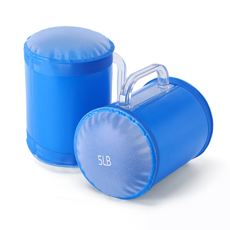 4lbs/10lbs 2kg/5kg,Portable Fitness Dumbbell Pairs,Yoga Exercise, Travel Training,Adjustable Weights,Water Dumbbell