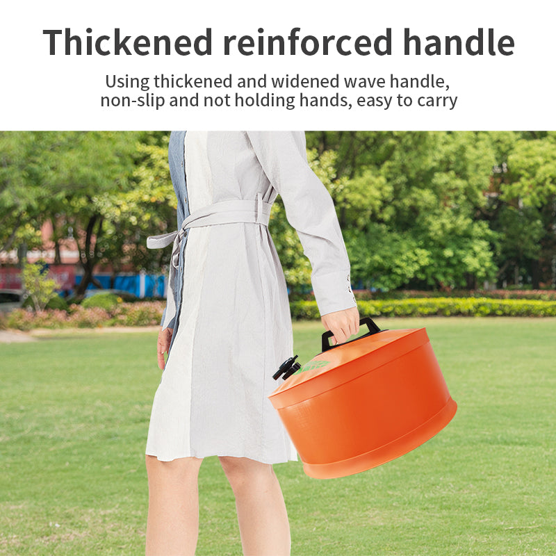 13L Portable Water Tank Outdoor Camping Hiking Reusable Water Storage Bags Emergency Durable Water Container