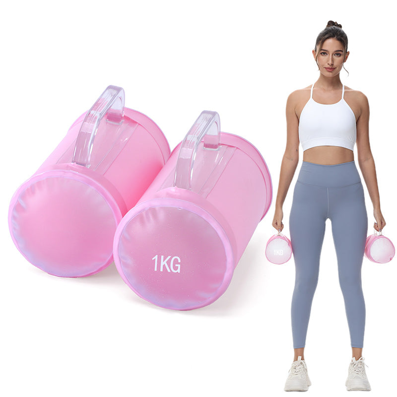 4lbs/10lbs 2kg/5kg,Portable Fitness Dumbbell Pairs,Yoga Exercise, Travel Training,Adjustable Weights,Water Dumbbell