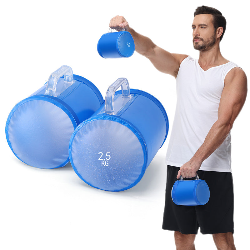 4lbs/10lbs 2kg/5kg,Portable Fitness Dumbbell Pairs,Yoga Exercise, Travel Training,Adjustable Weights,Water Dumbbell