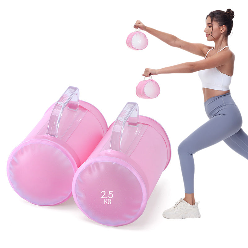 4lbs/10lbs 2kg/5kg,Portable Fitness Dumbbell Pairs,Yoga Exercise, Travel Training,Adjustable Weights,Water Dumbbell